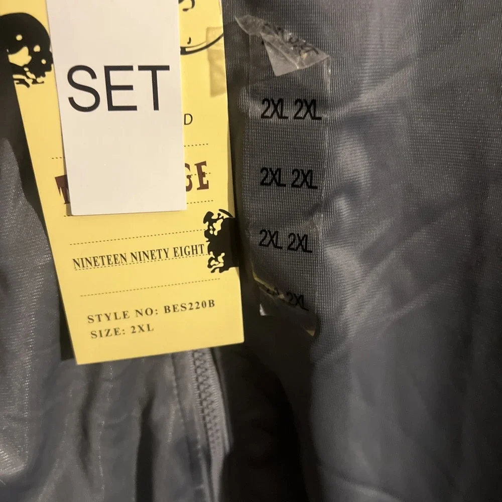 The Image Jacket 1998 Gray White Track jacket 2XL NWT - Picture 4 of 14